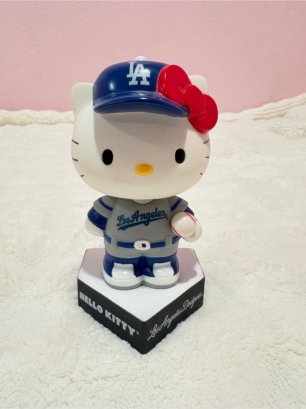 Hello kitty dodgers bobble head